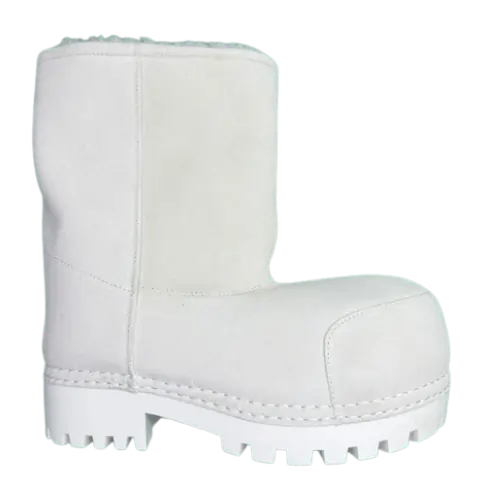 Balenciaga Alaska Fur High Boot