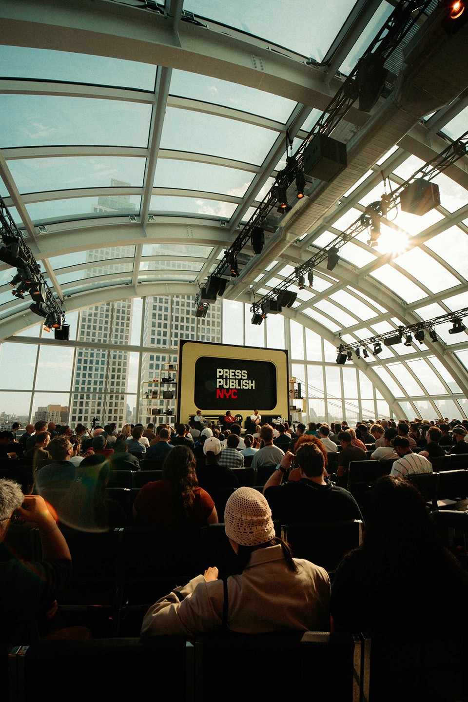 Photo of the Fireblocks logo, constructed and hanging outside. 