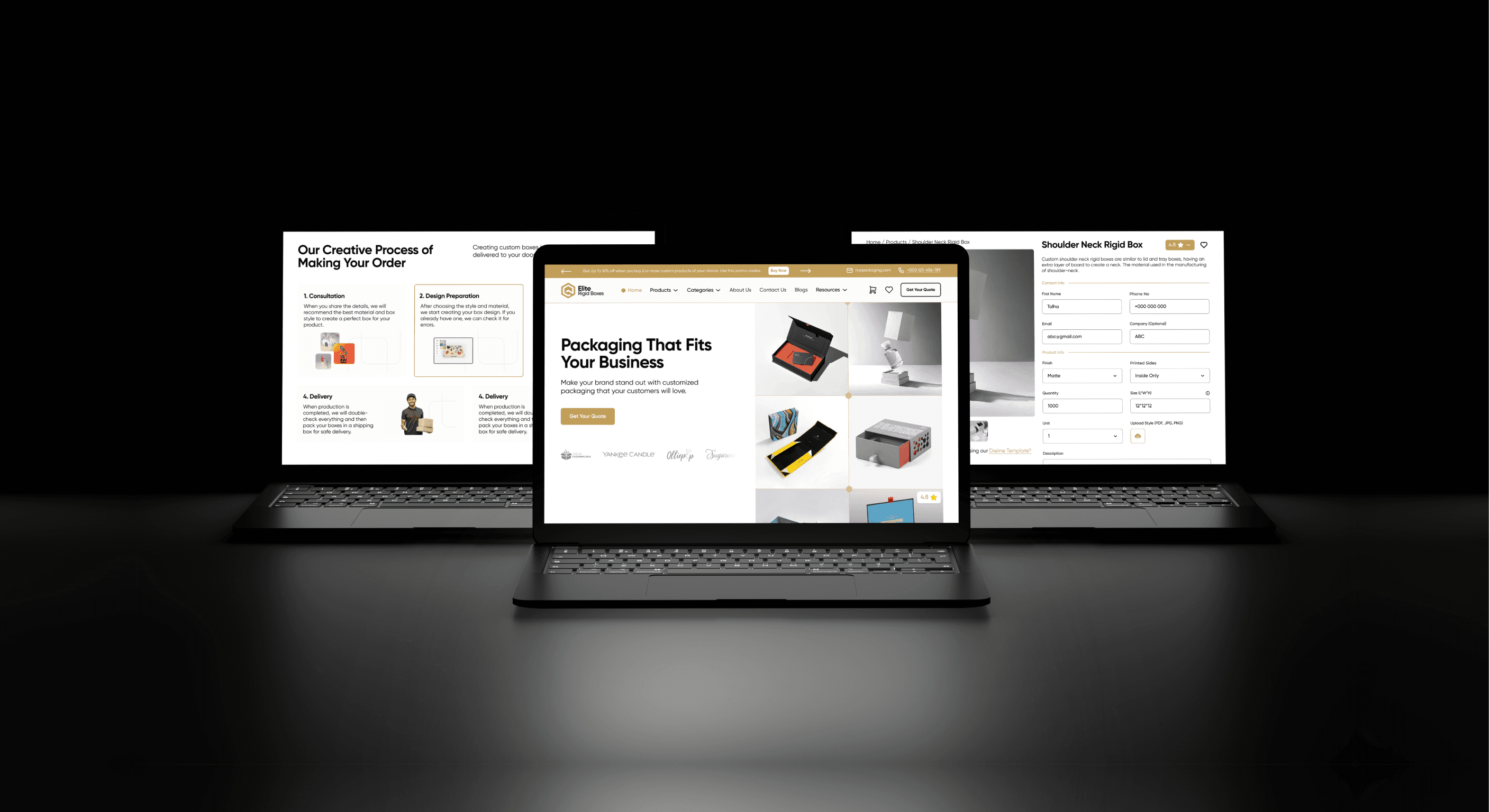 Mobile UI – Explore and Customize Luxury Gift Boxes on the Go