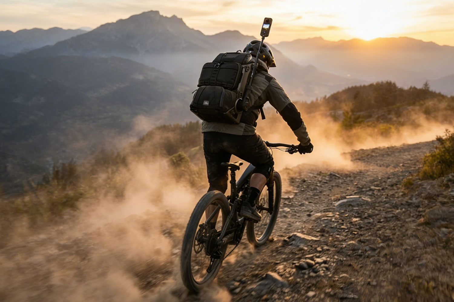 landscape photography of mountains