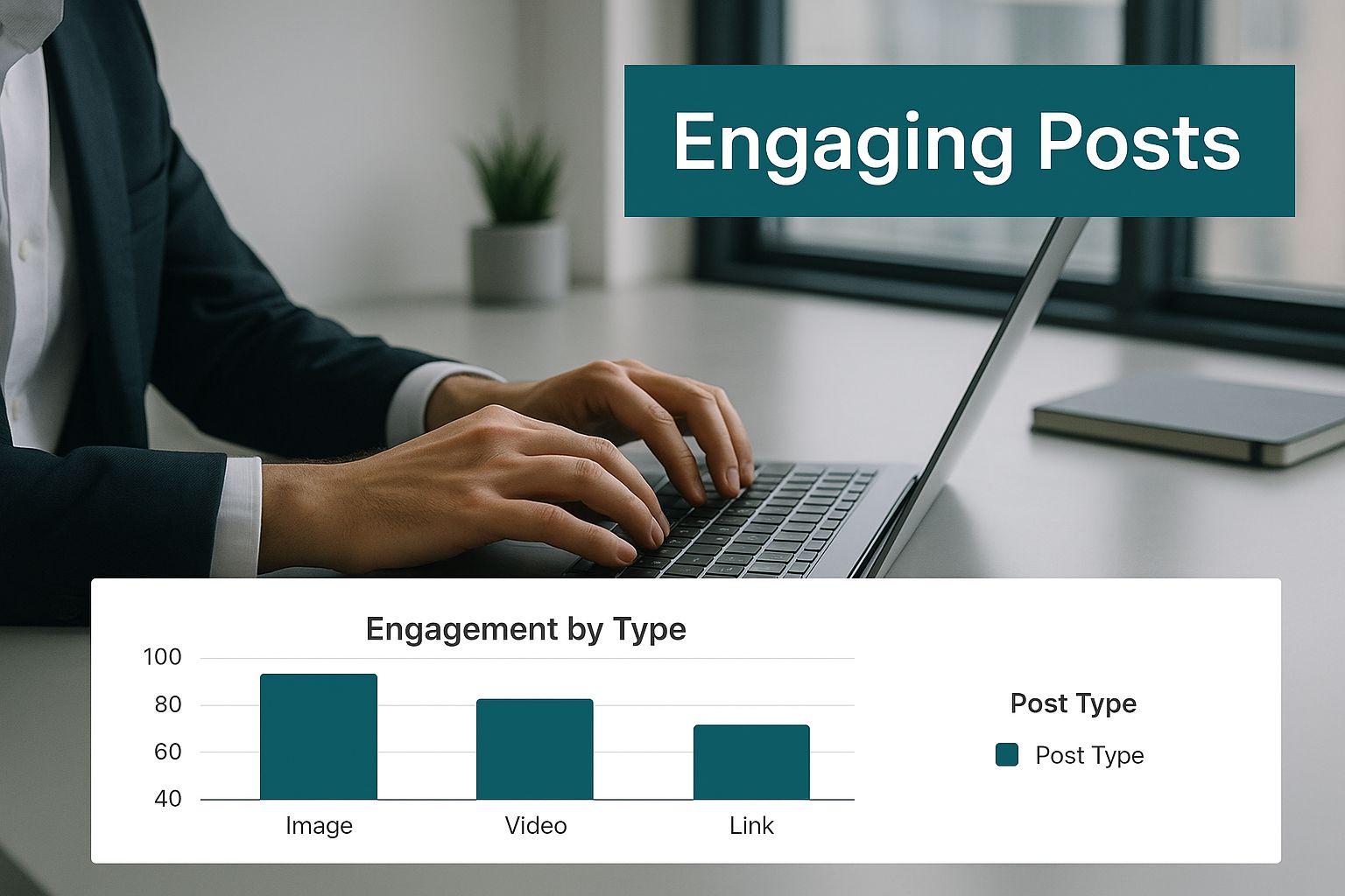 Infographic about how to boost post on linkedin