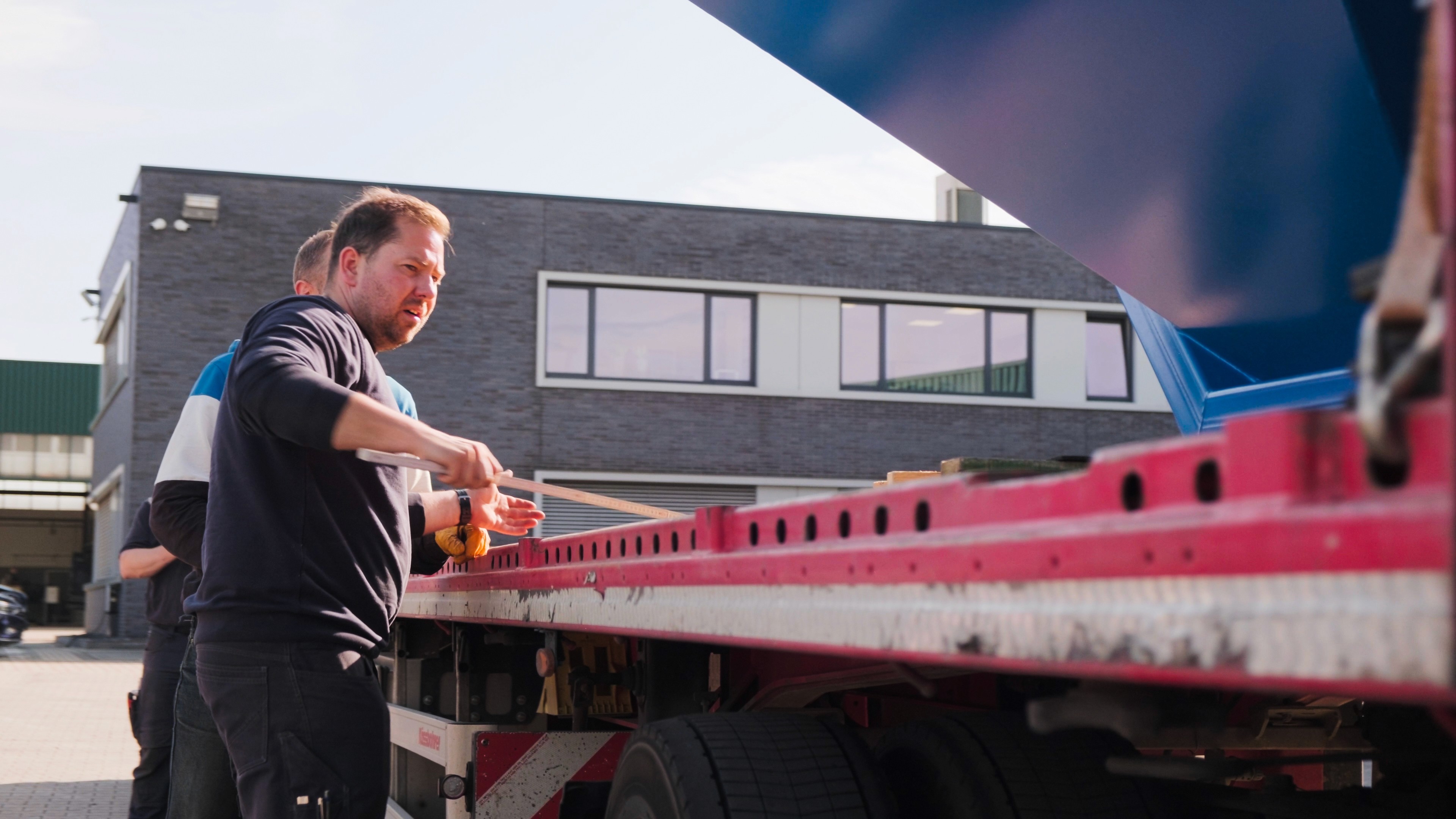 a man holding a cocktail