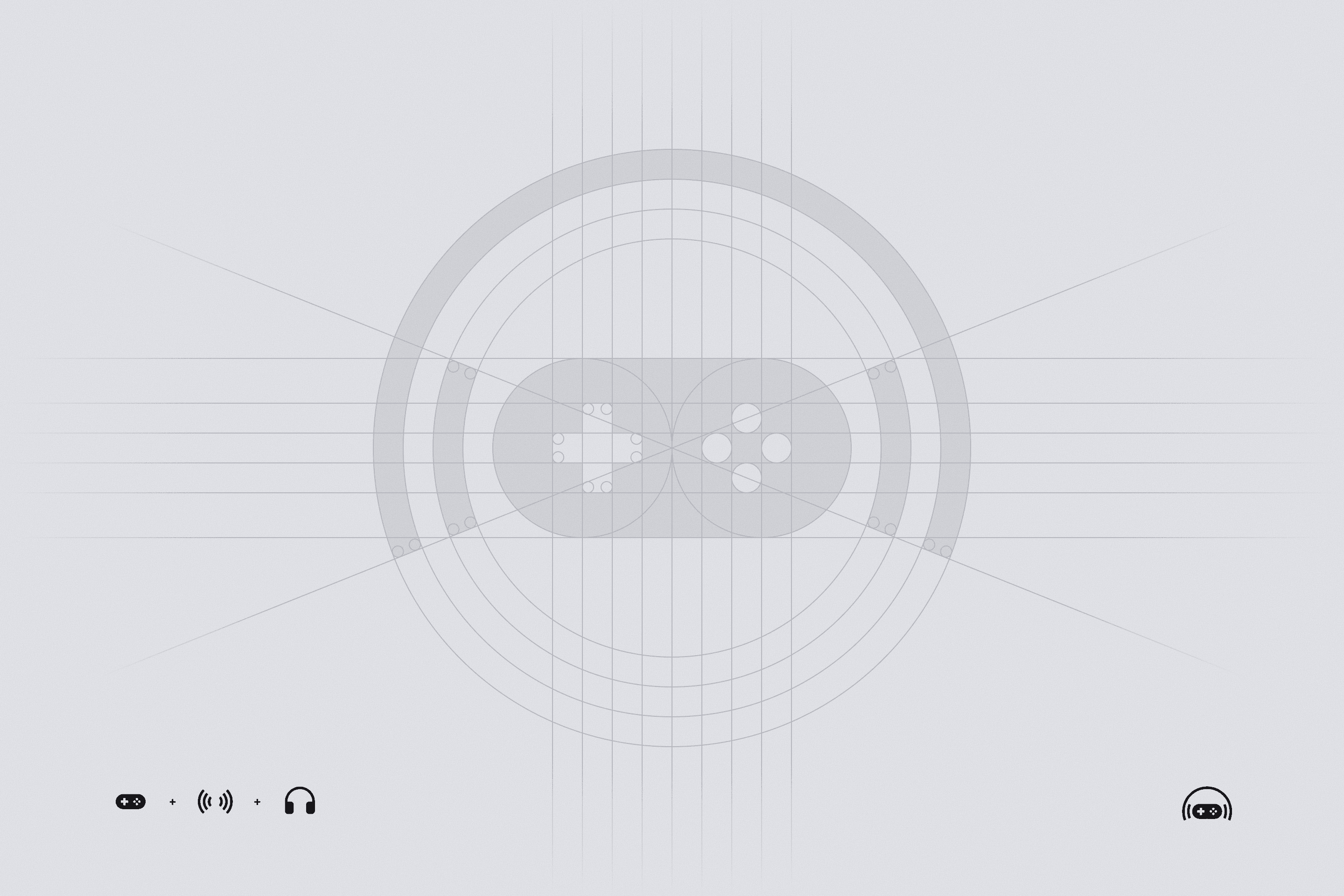 A sketch showing the geometry behind the new OC ReMix logo.