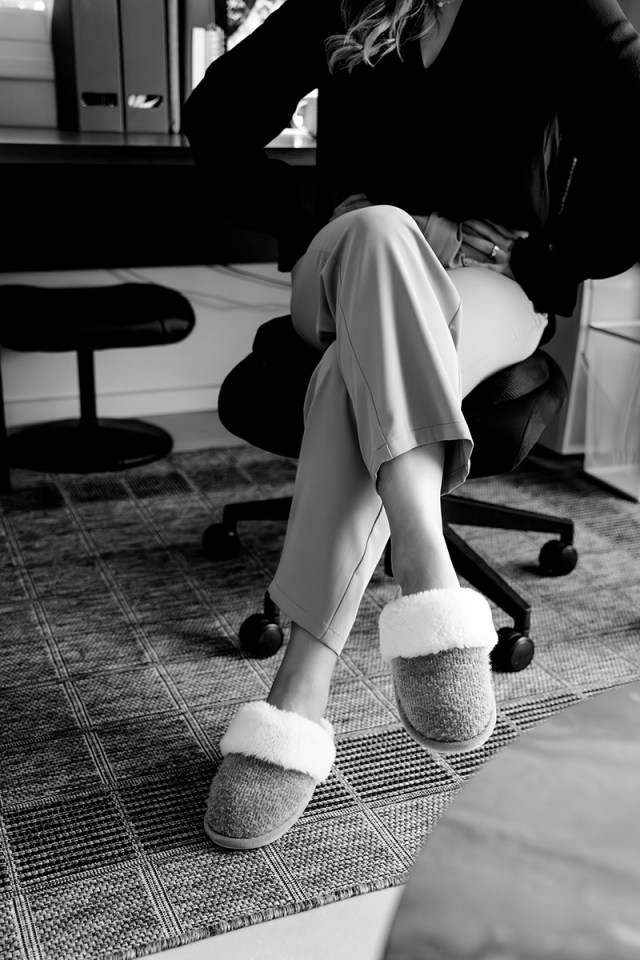 work in your slippers