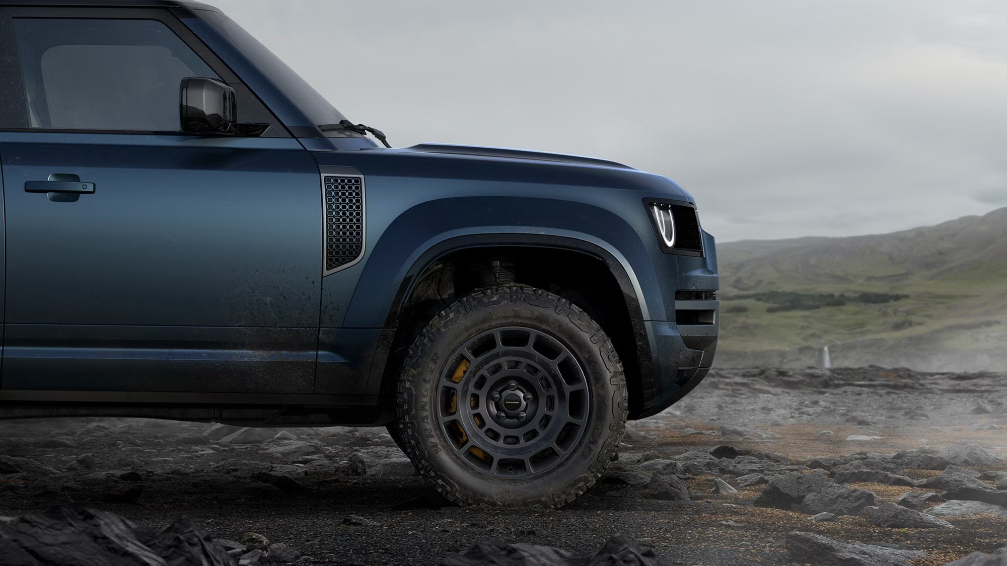 Defender OCTA on rugged terrain