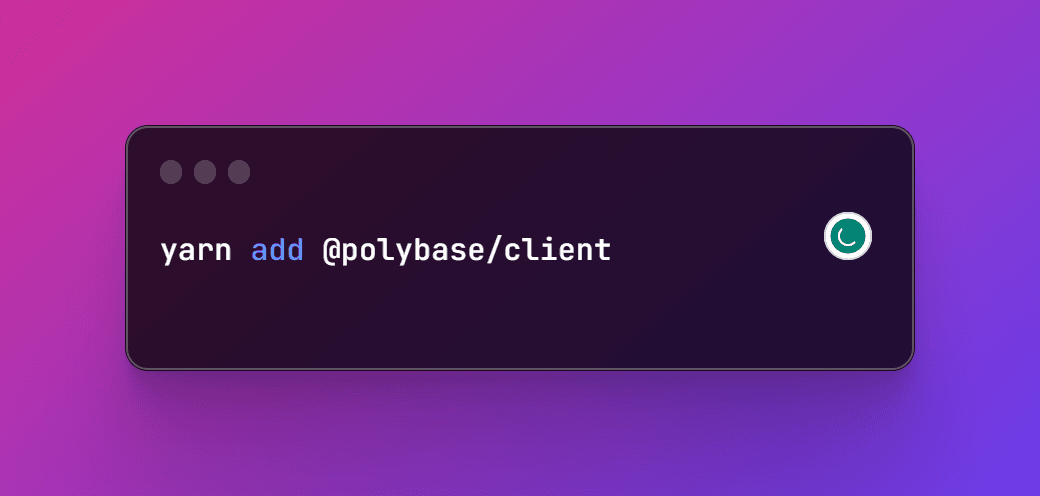 install-polybase-sdk