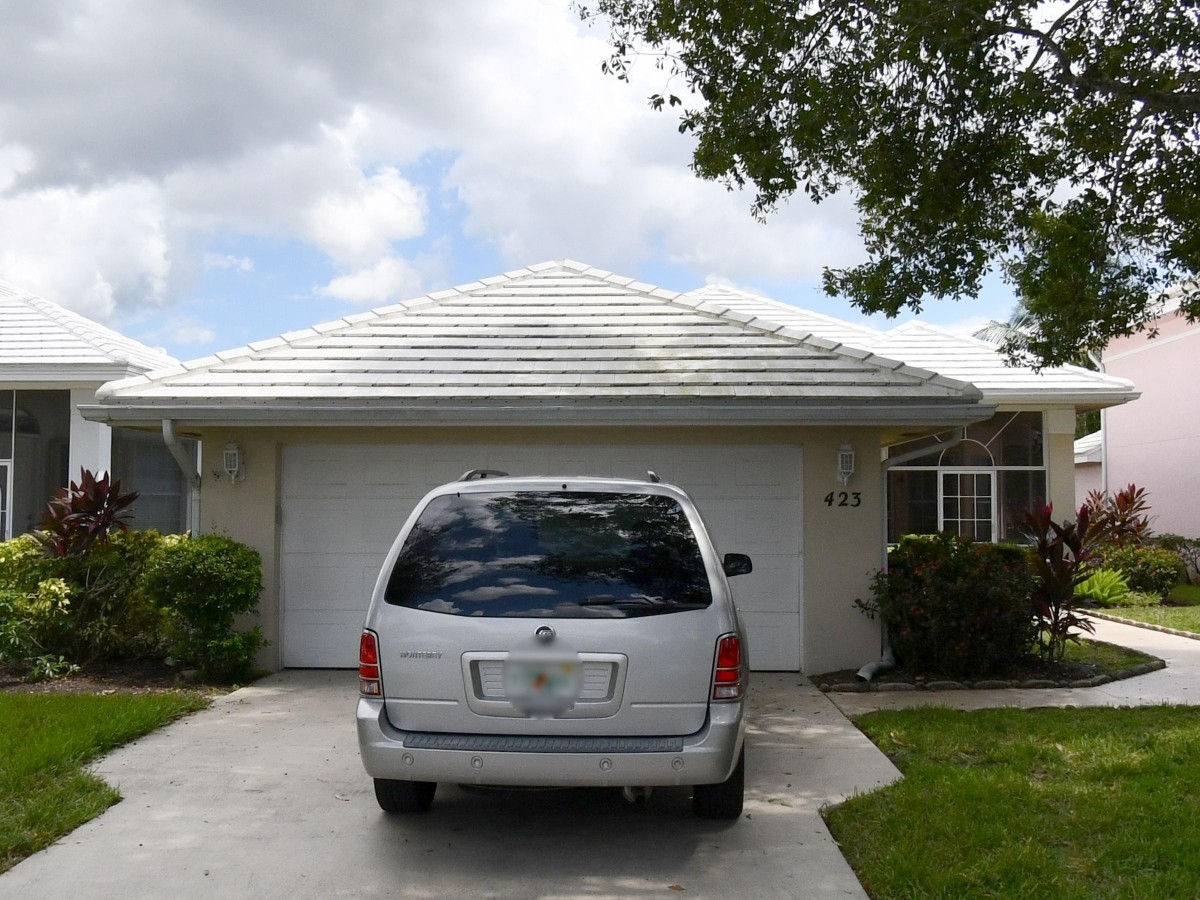 2016 Roof Replacement in Fairway Isles, Saint Lucie West, Port St Lucie with Entegra Flat Tile in Ultra White