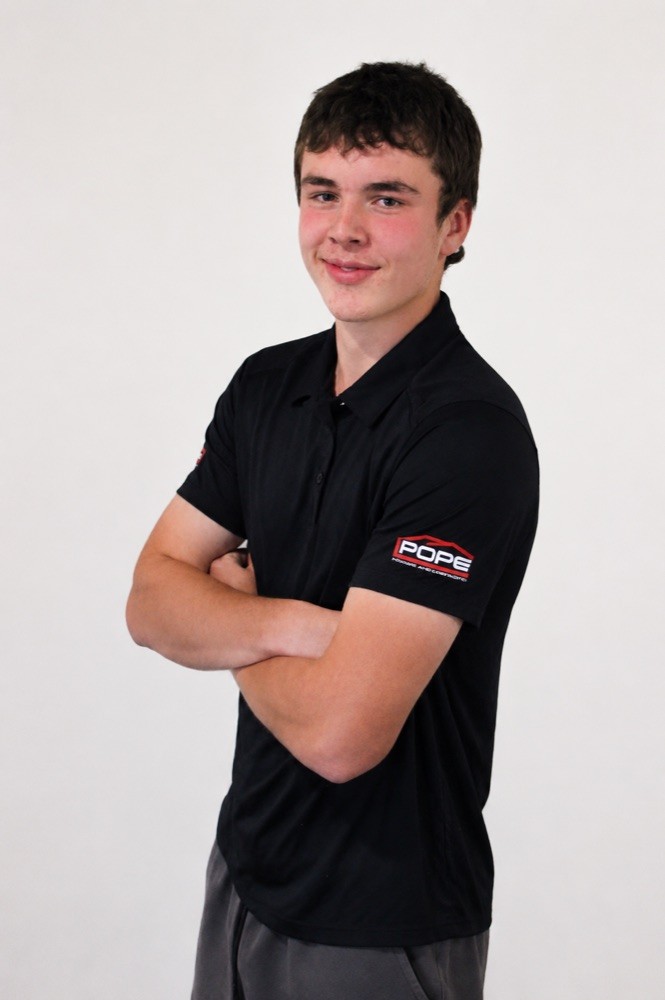 Noah Fisher, apprentice at Pope Housing and Construction