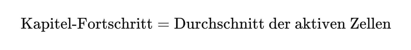 Kapitel-Fortschritt - Wissenswürfel