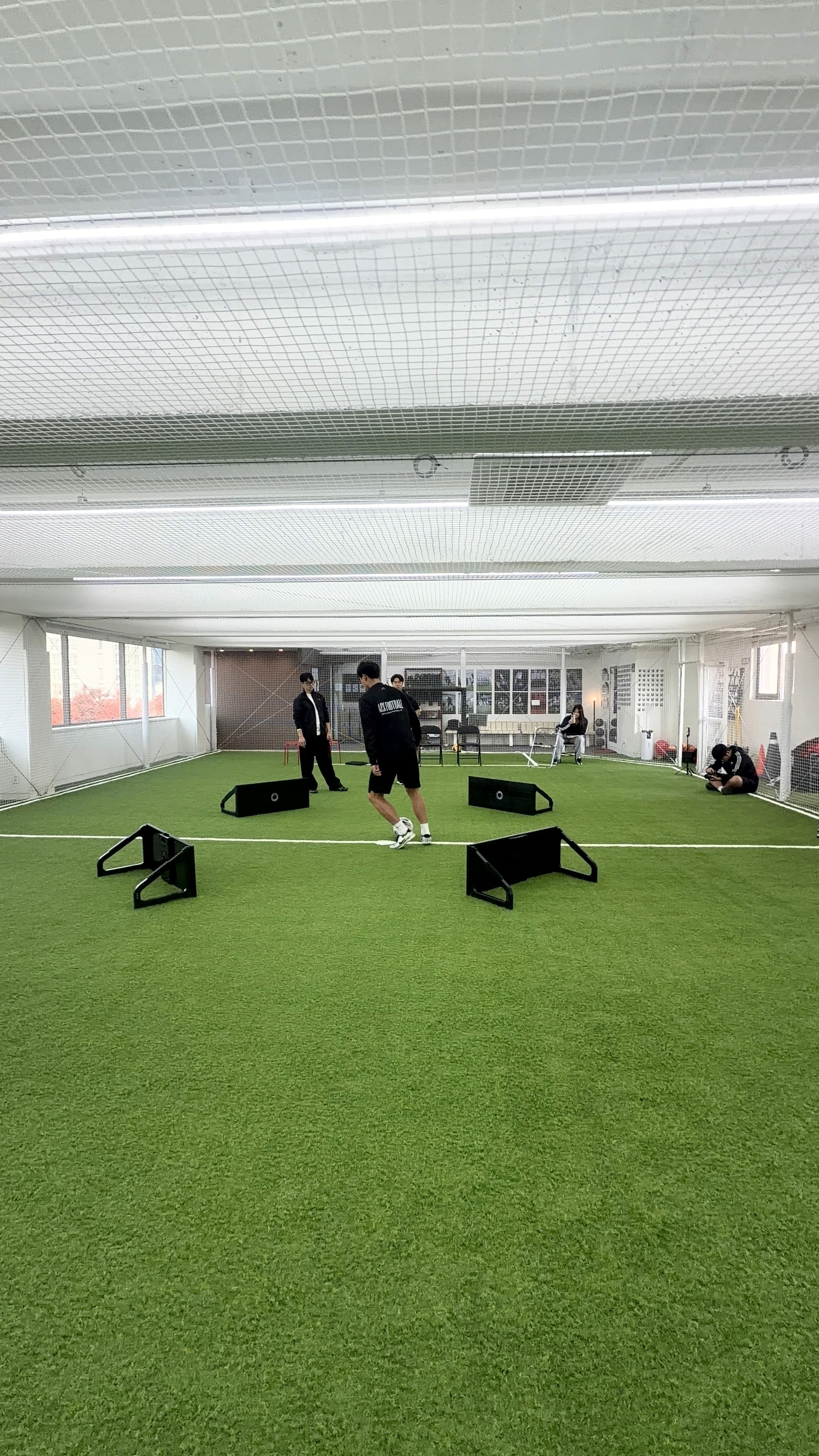 blue and white light on a dark sky