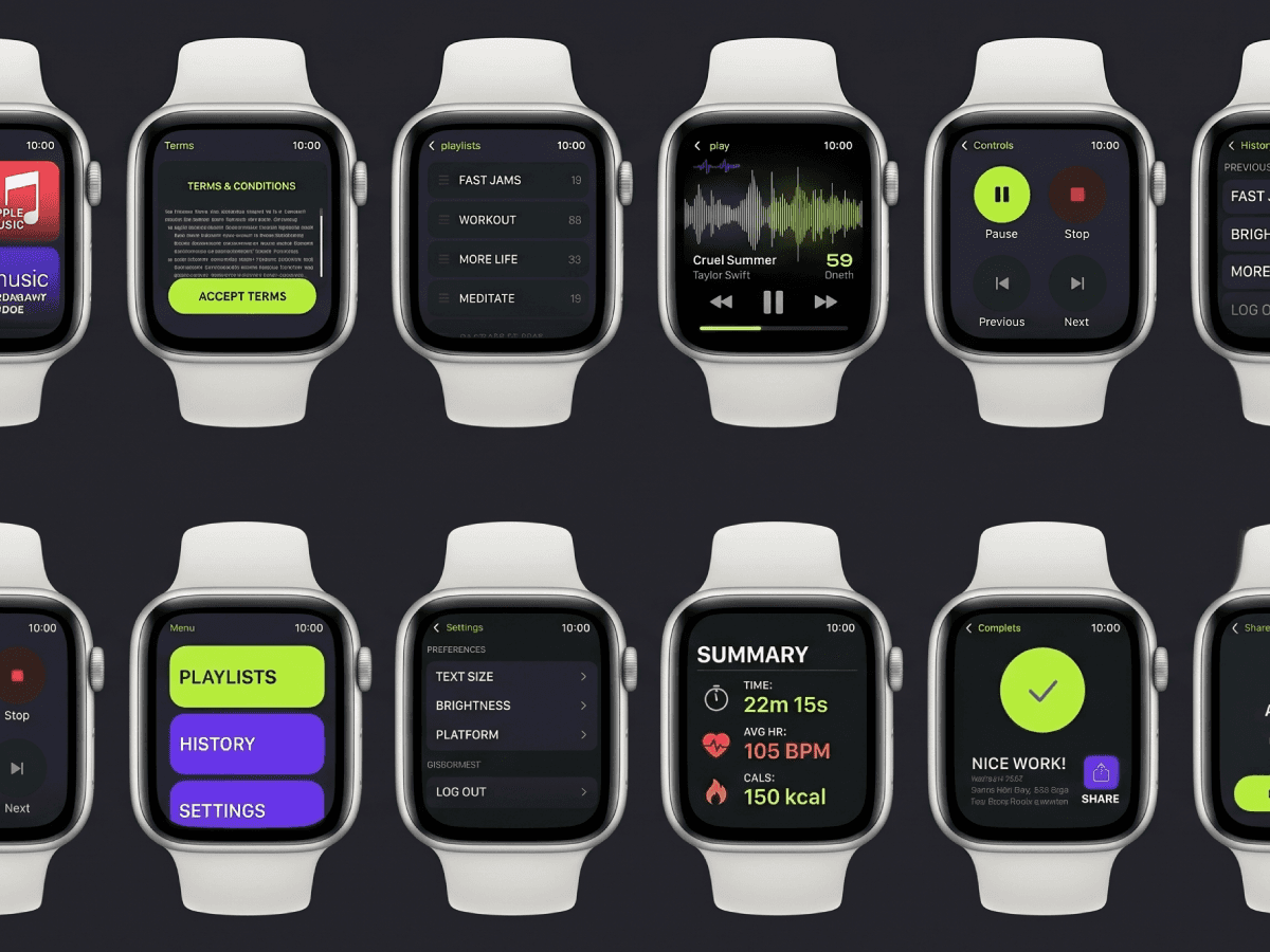 apple watch concept project