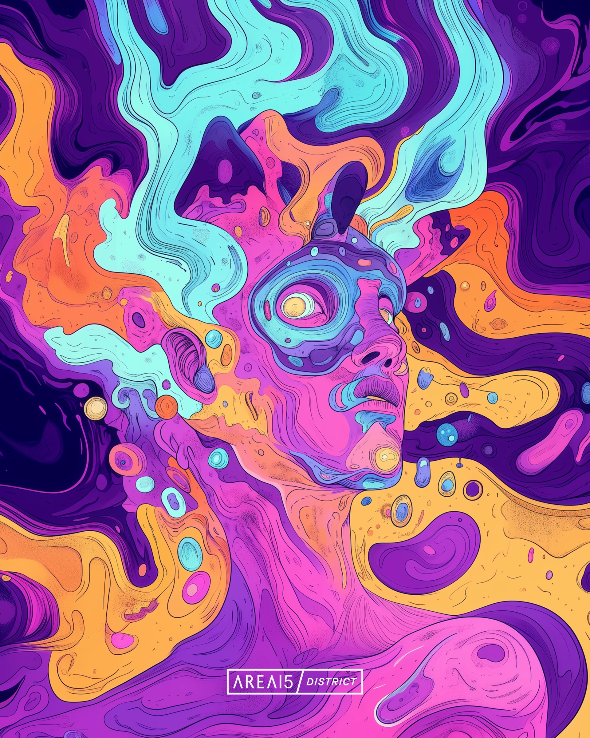 Artwork at district scale — AREA15