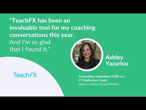 Instructional Coaching Towards Deeper Reflection With TeachFX