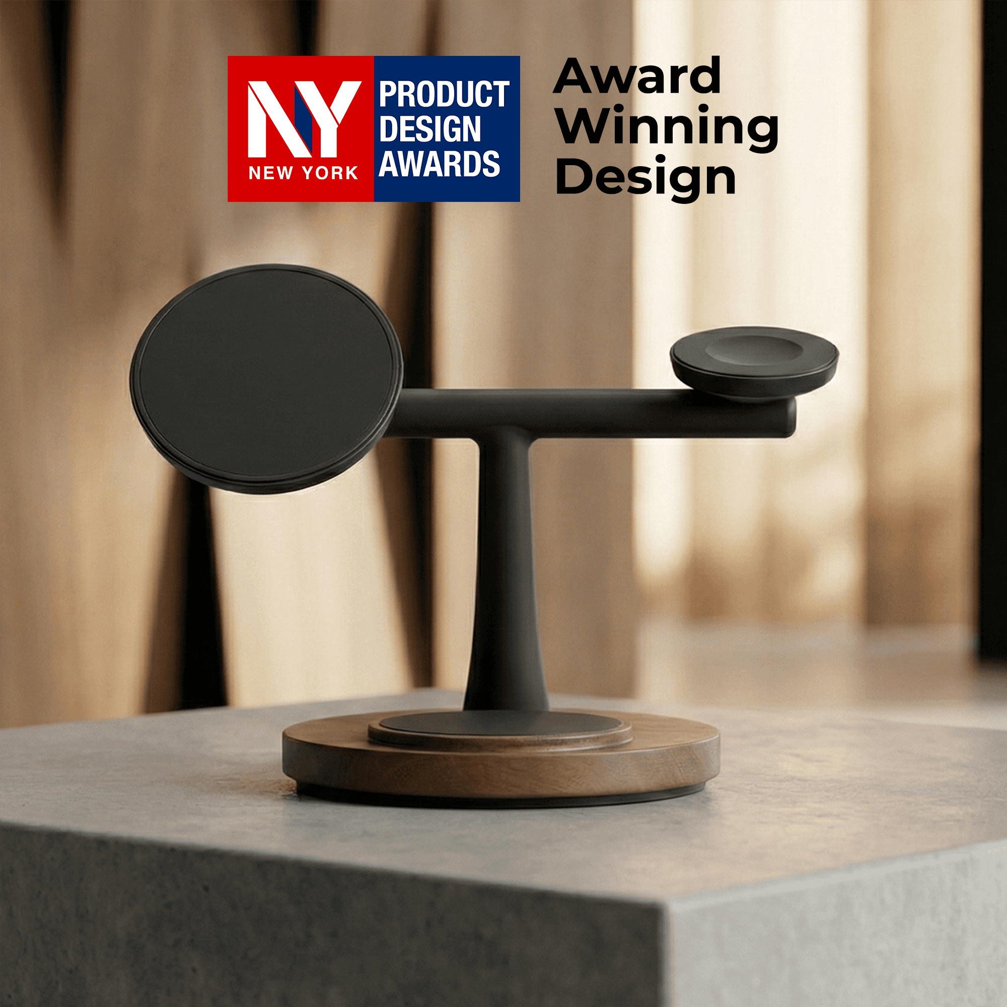 turned on study lamp beside bed