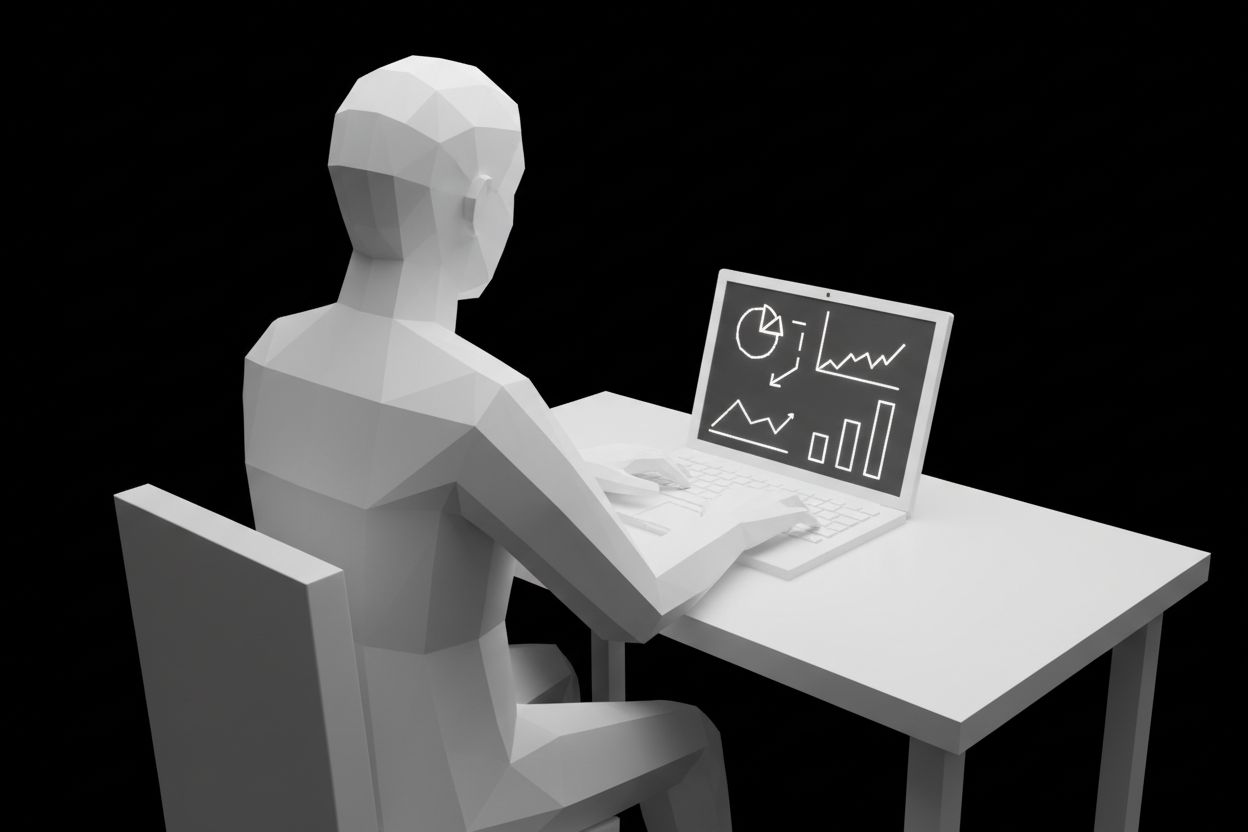 Marketer testing and validating a unique value proposition through data analysis