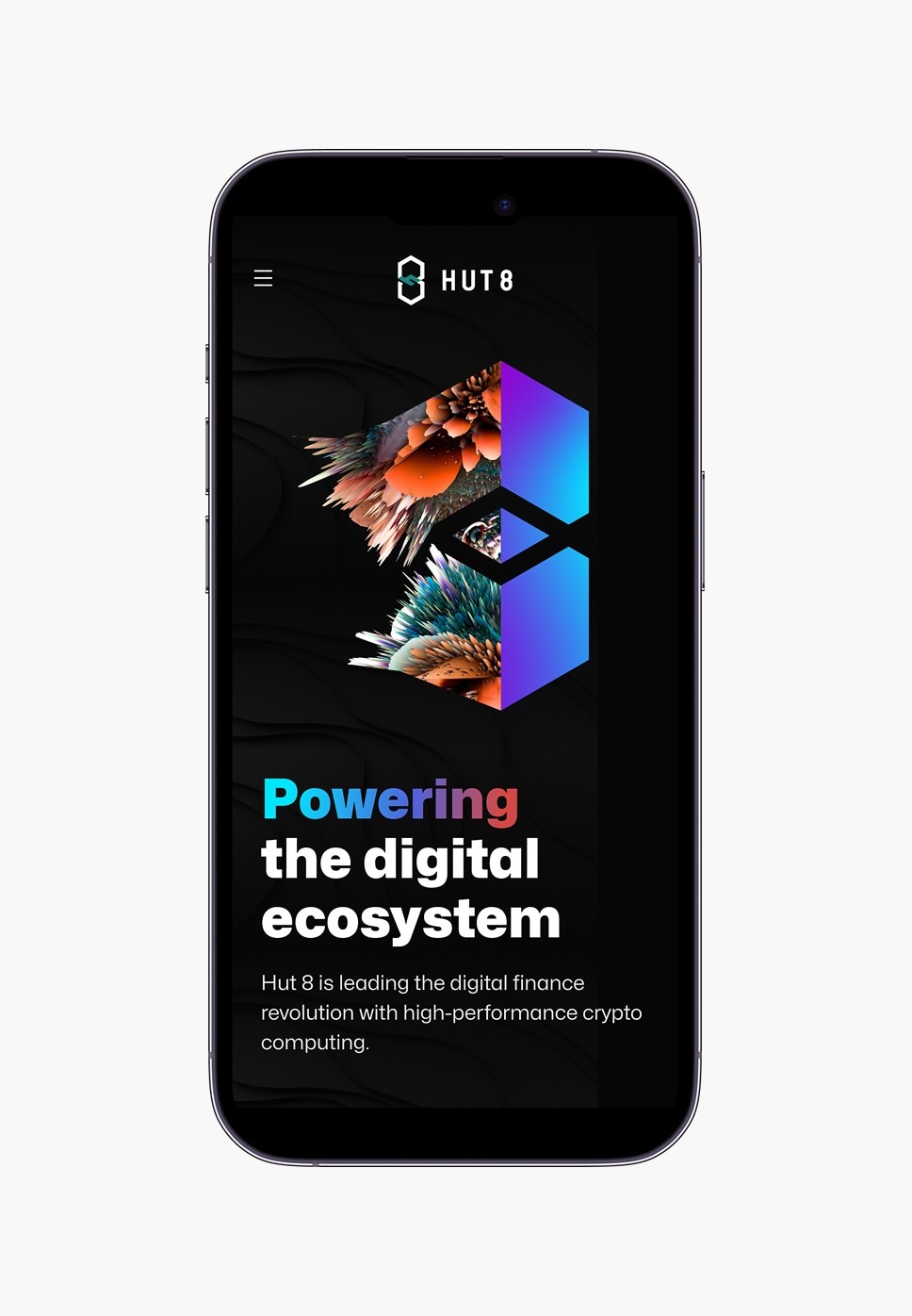 hut 8 mobile website