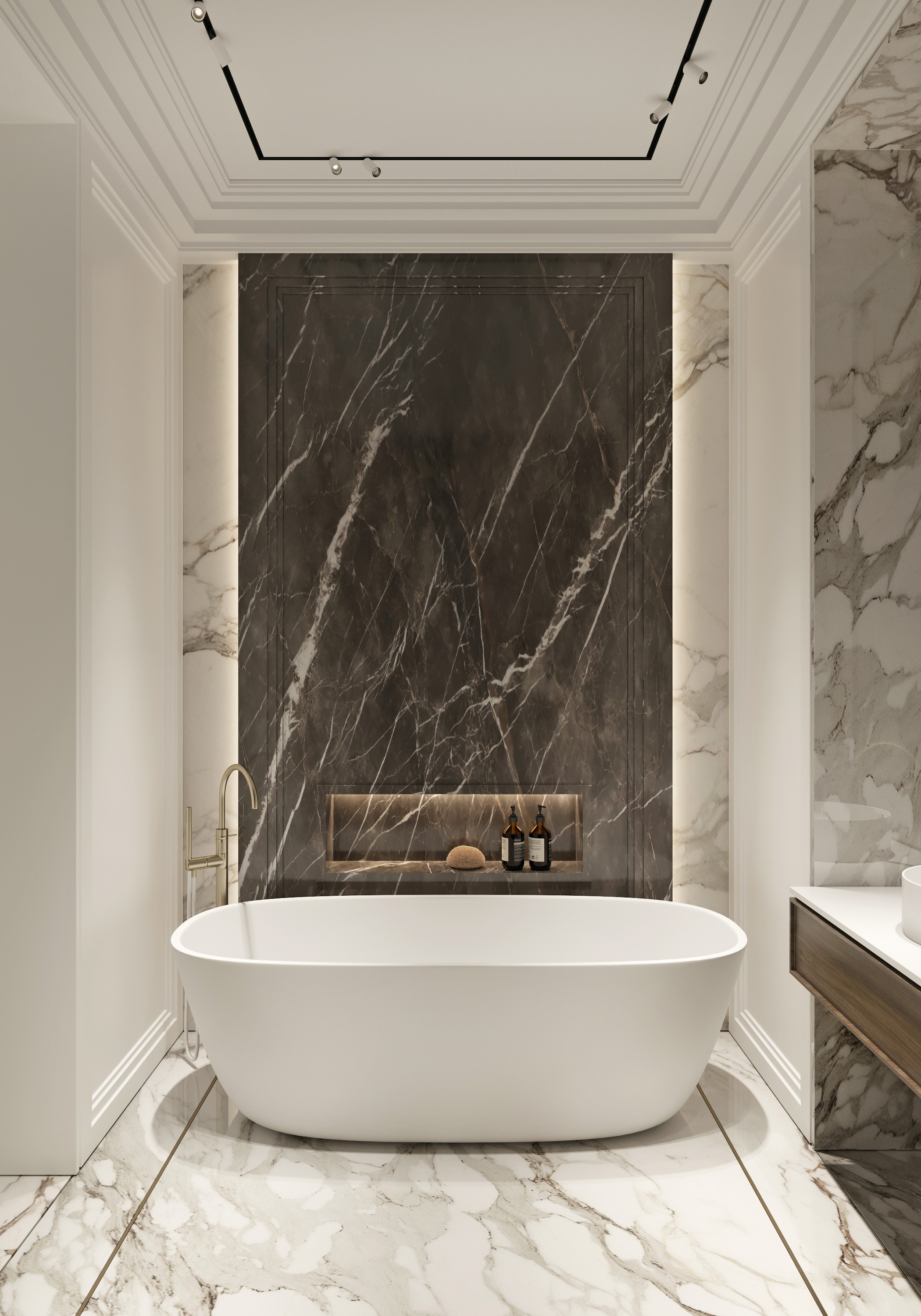 Freshly baked Margherita pizza with melted cheese, tomato sauce, and basil leaves, held by a person’s hand.