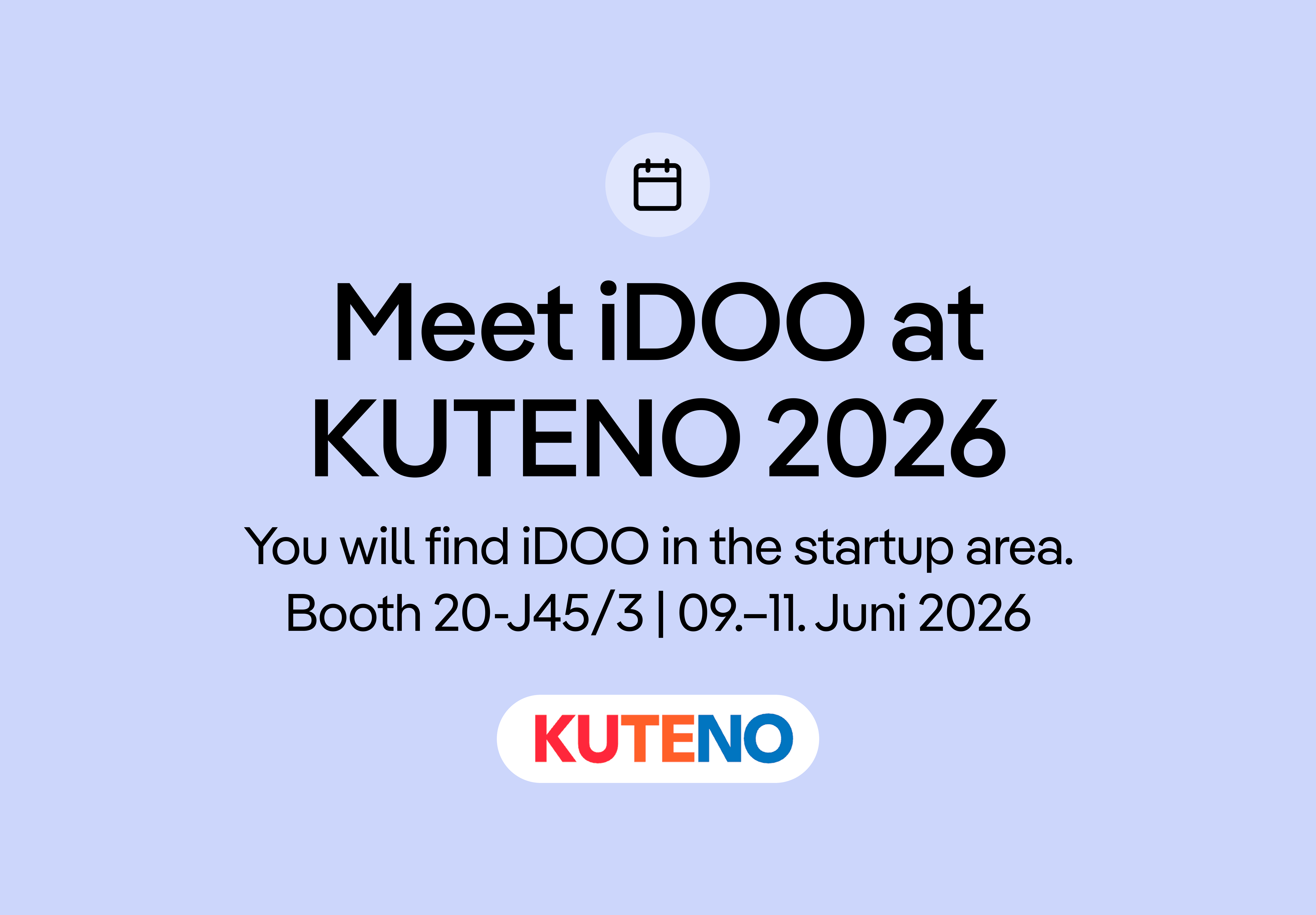 iDOO GmbH at KUTENO 2026
