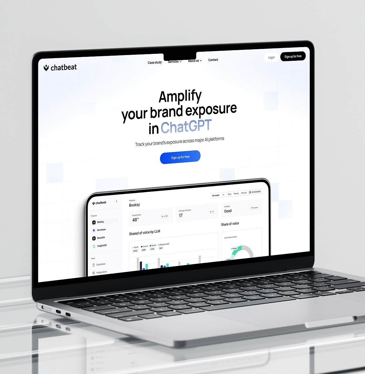 Chatbeat / visibility and credibility for brands in the age of LLM search