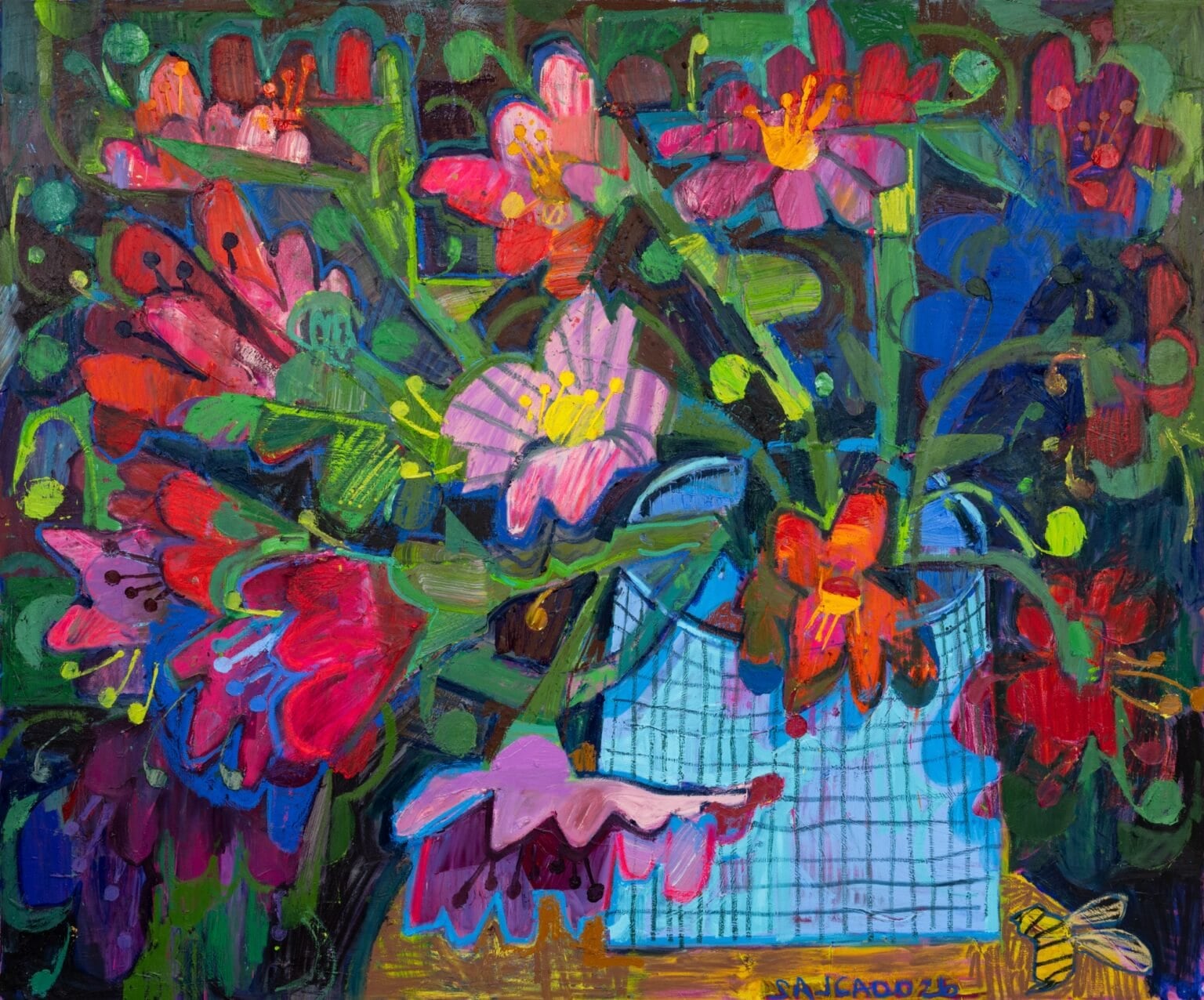 Andrew Salgado's Gestural Still Lifes Pulse with Energy