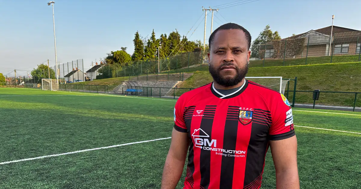 Banbridge Town have completed the signing of defender Bologo Bologo