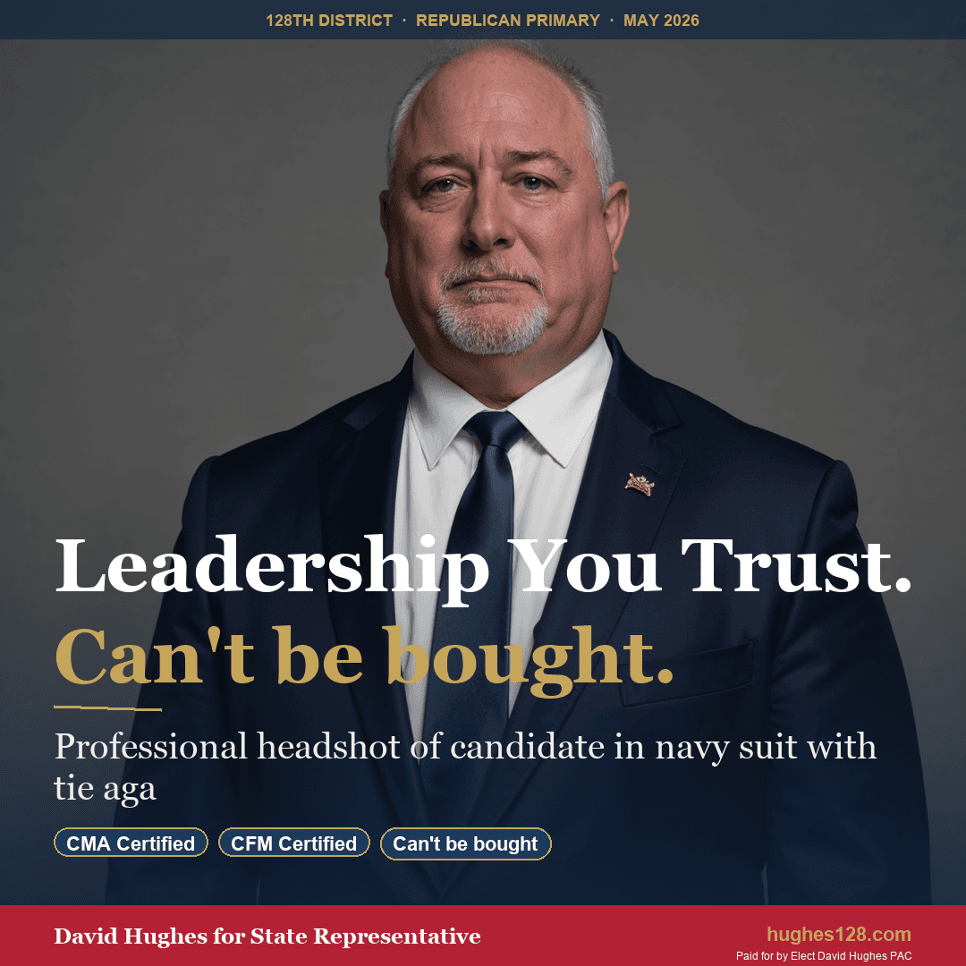 David Hughes, Republican candidate for PA State Representative, 128th District