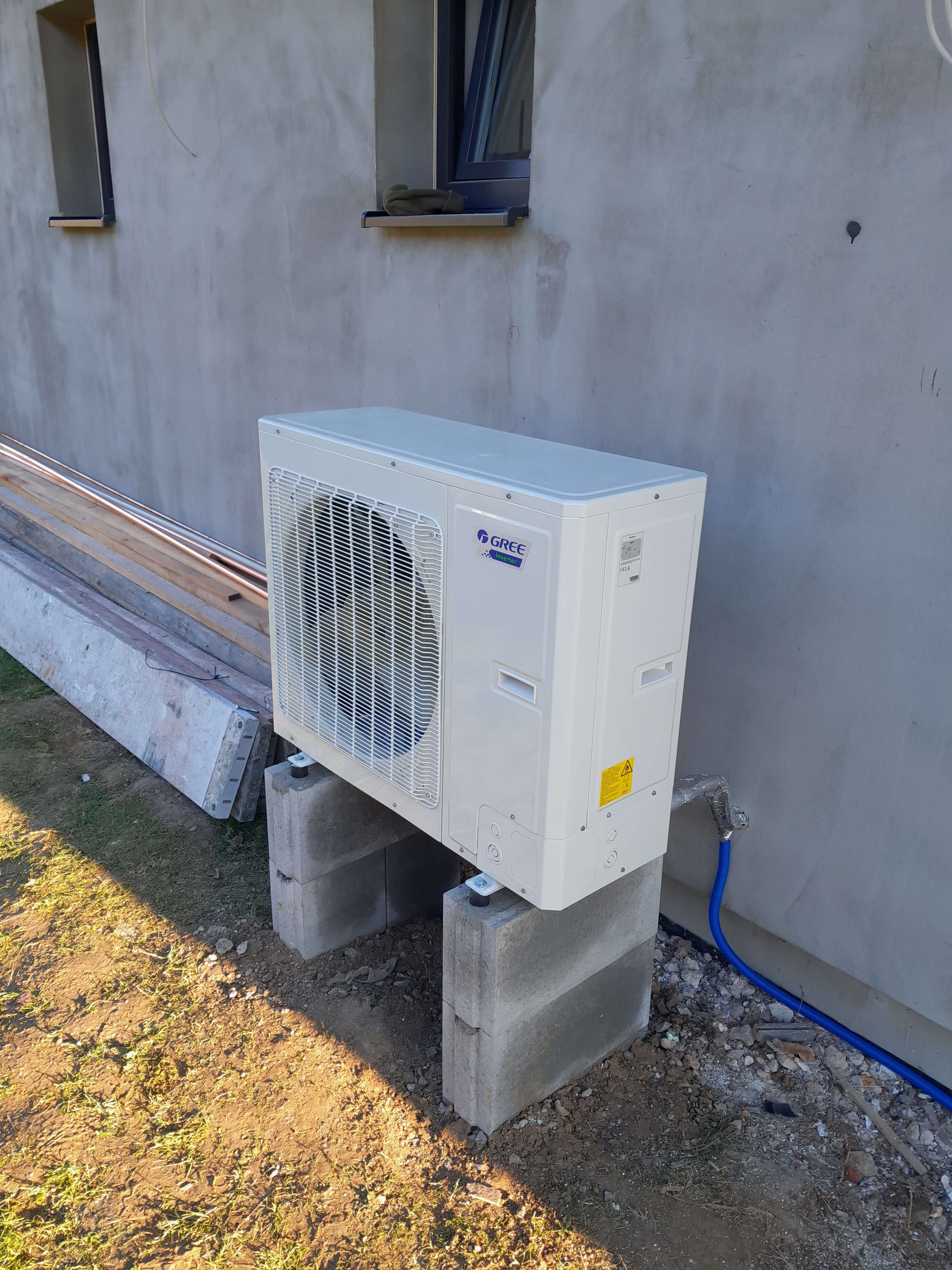 Tepelne cerpadlo instalovane k rodinnemu domu