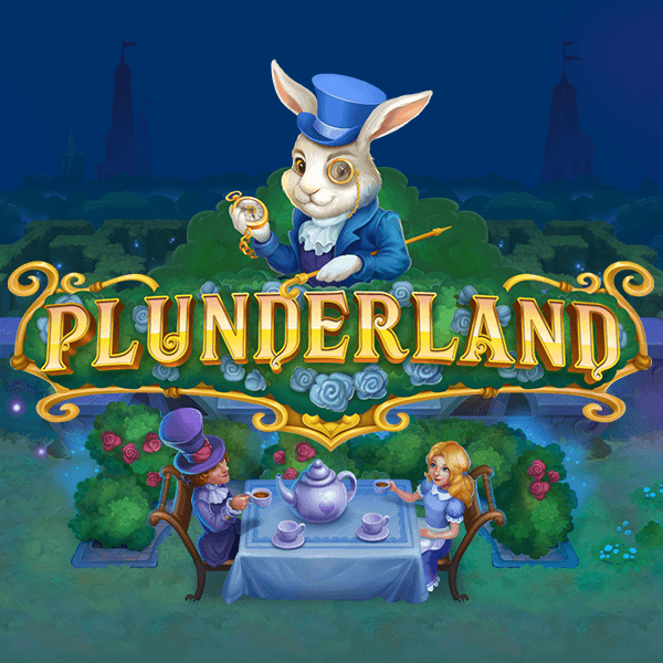 Personnages et logo de Plunderland par Relax Gaming