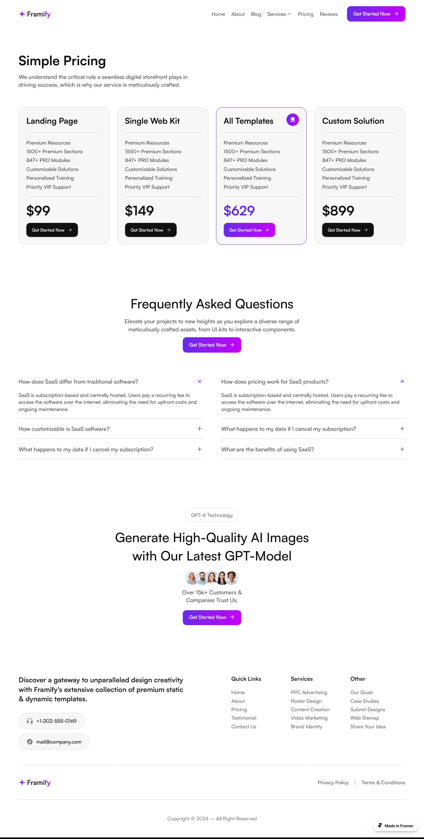 Framer Pricing Page v10