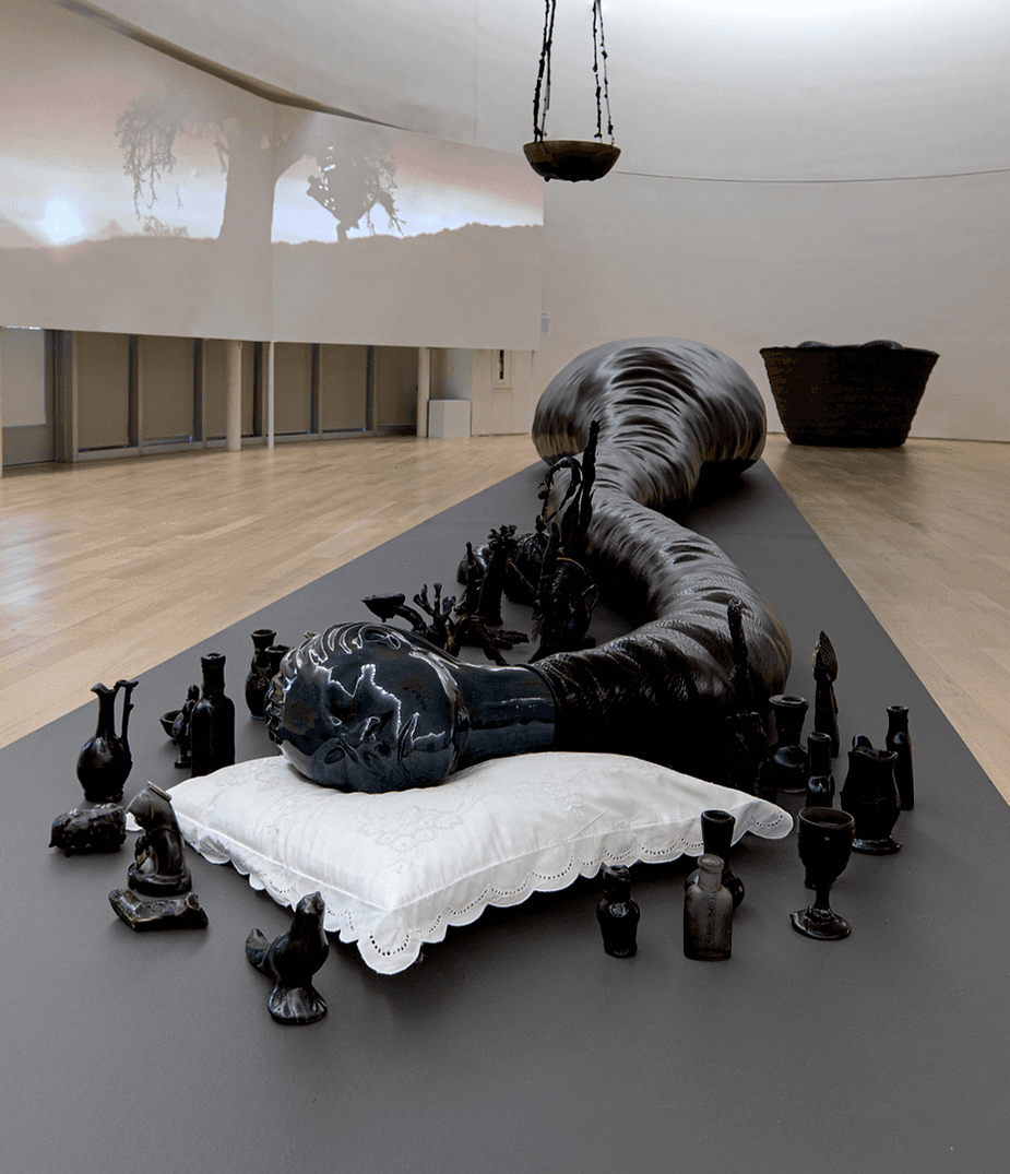 “Sleeping Serpent” 2014, Courtesy of the Artist and Victoria Miro London