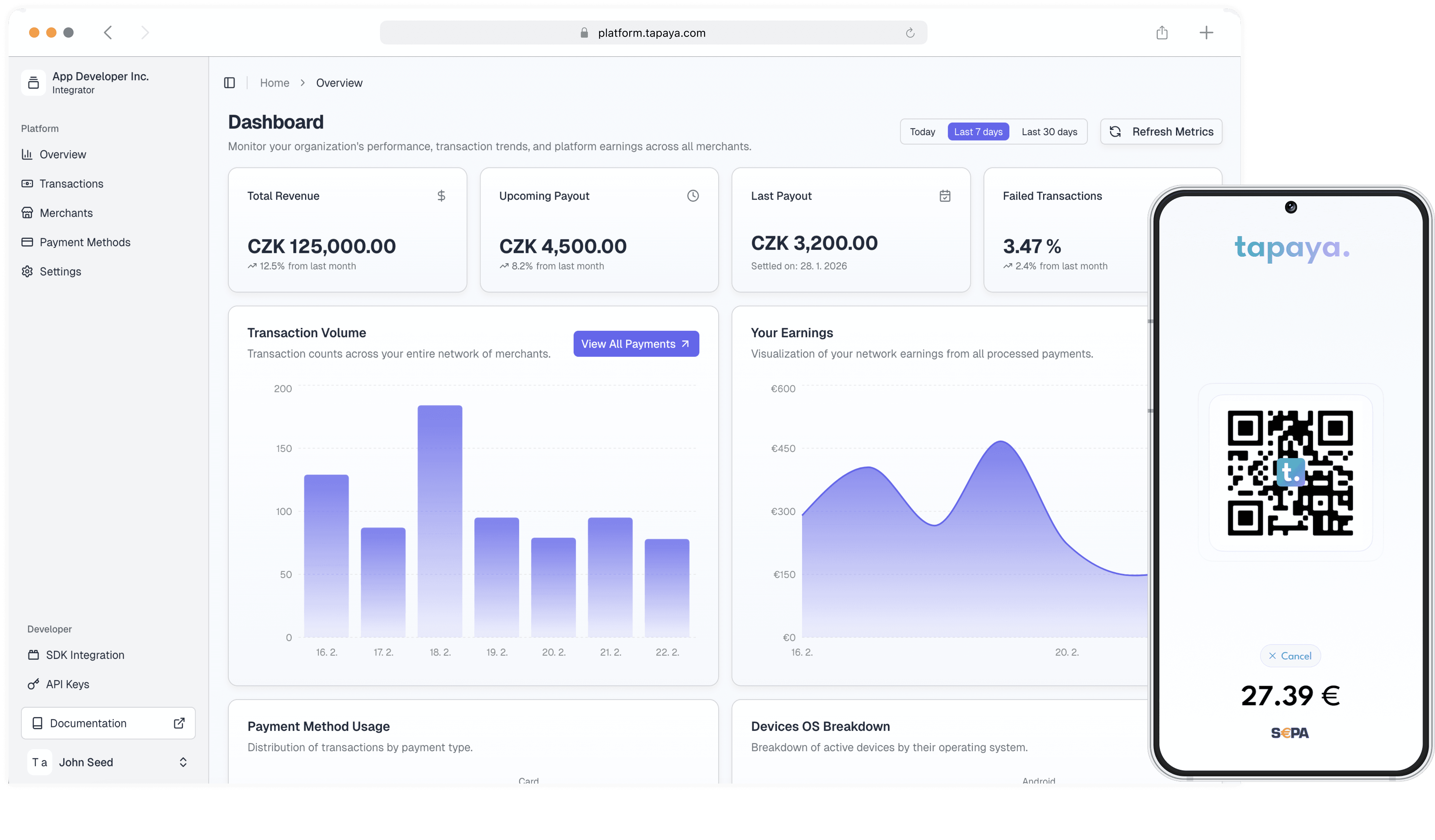 An image of Dreelio's dashboard