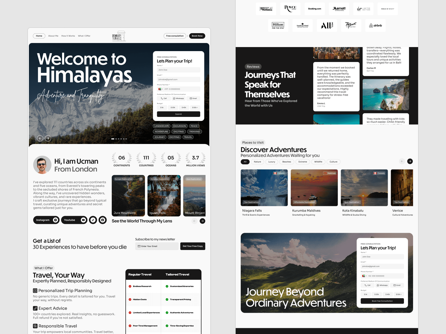 Brown Boy Travel Home Page