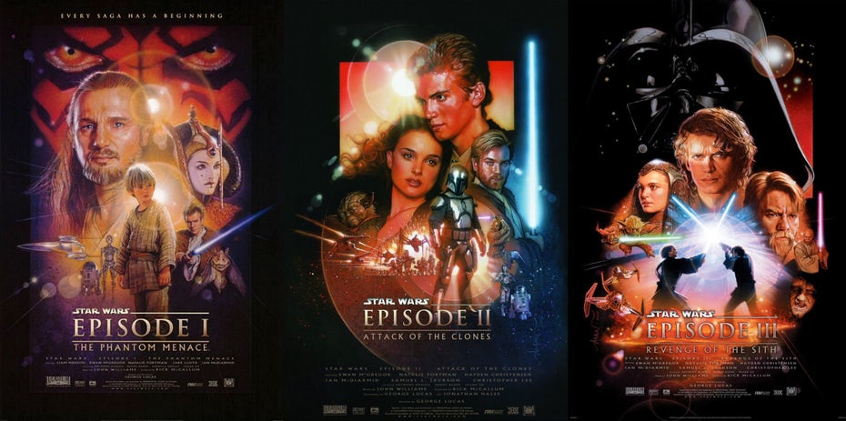 Star Wars Logos - The attack of the clones