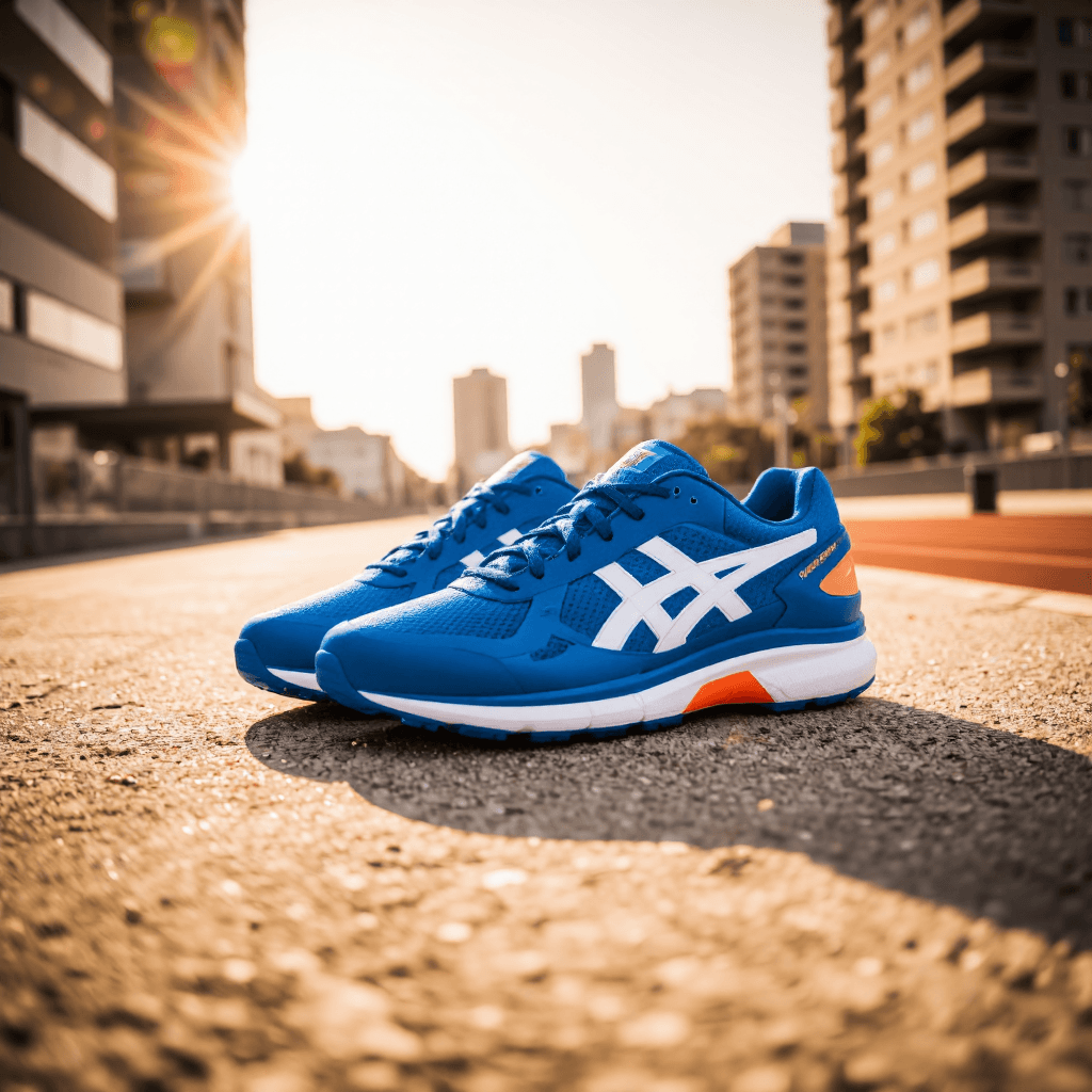 product photography of pair of sports shoes