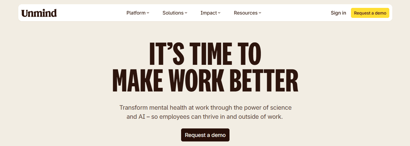 unmind - Sprout Alternatives