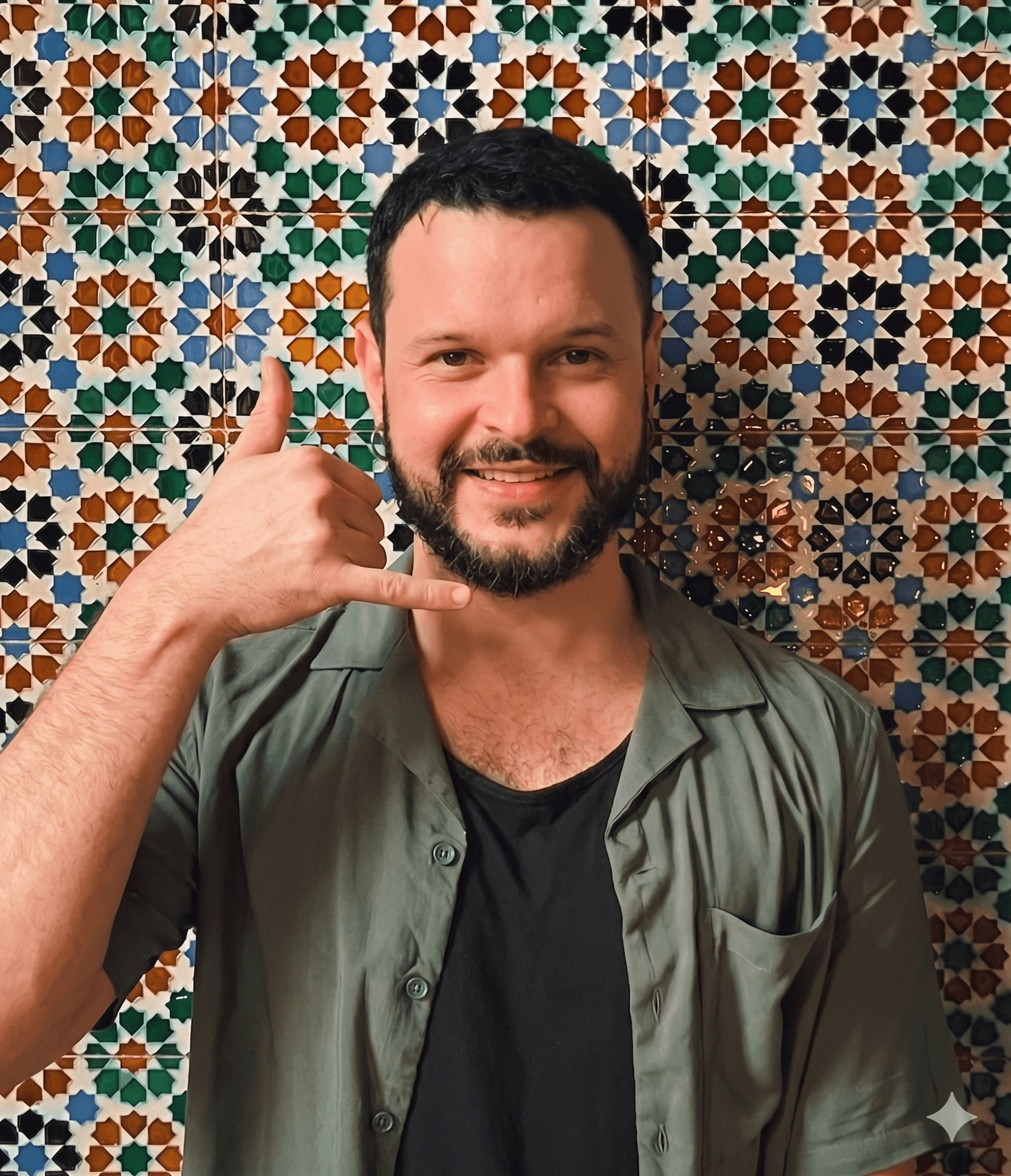 Portrait of portfolio creator