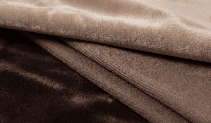 Velvet and worsted wool fabrics for bespoke wedding suits
