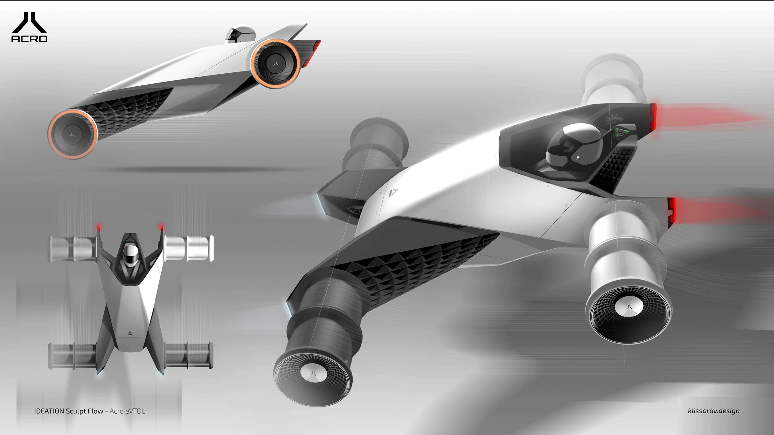 acro evtol variation sketches