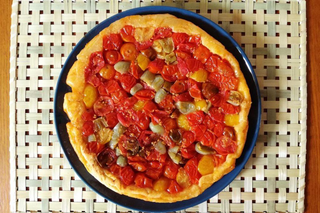 Tarte tatin di pomodorini