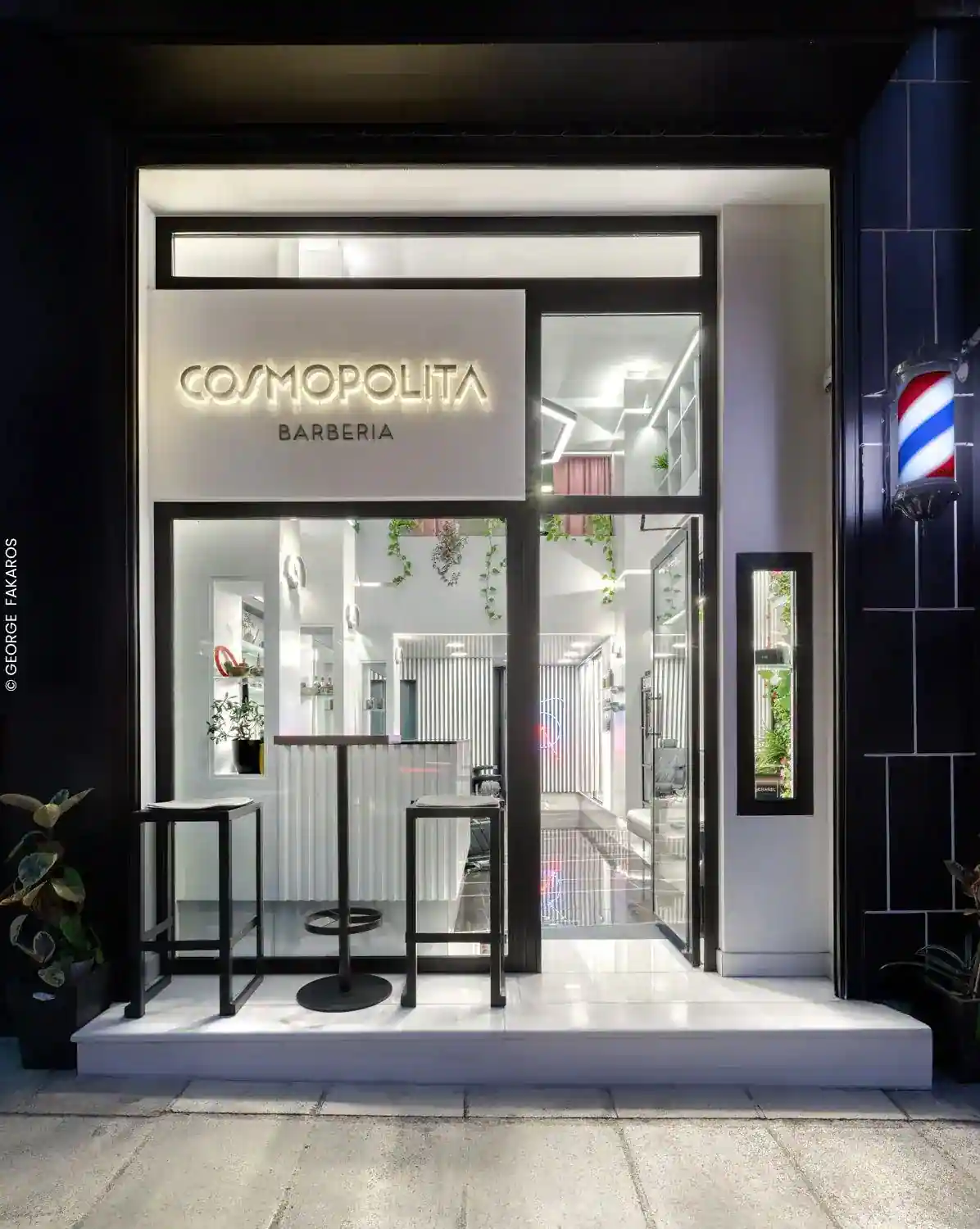 Cosmopolita Barberia κατάστημα κουρείο Αθήνα