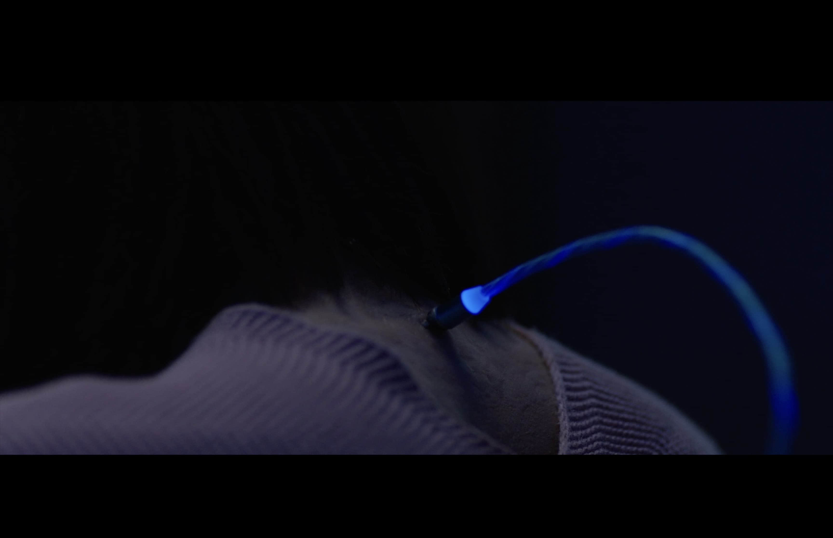 snowboarder carving through deep powder snow