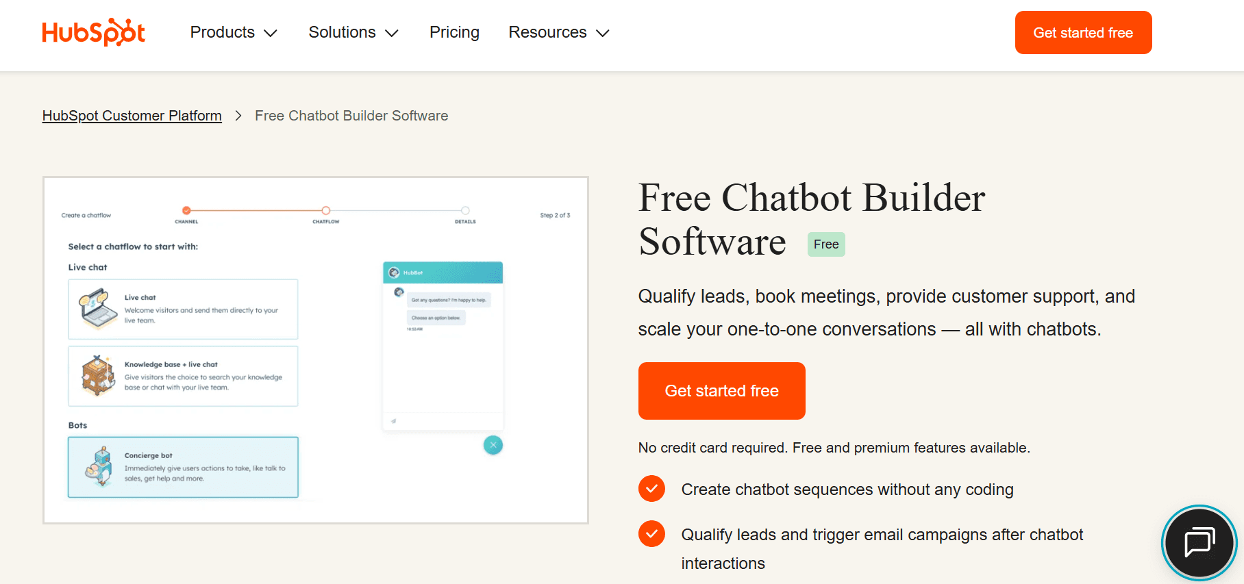 hubspot chatbot - Bot Tools