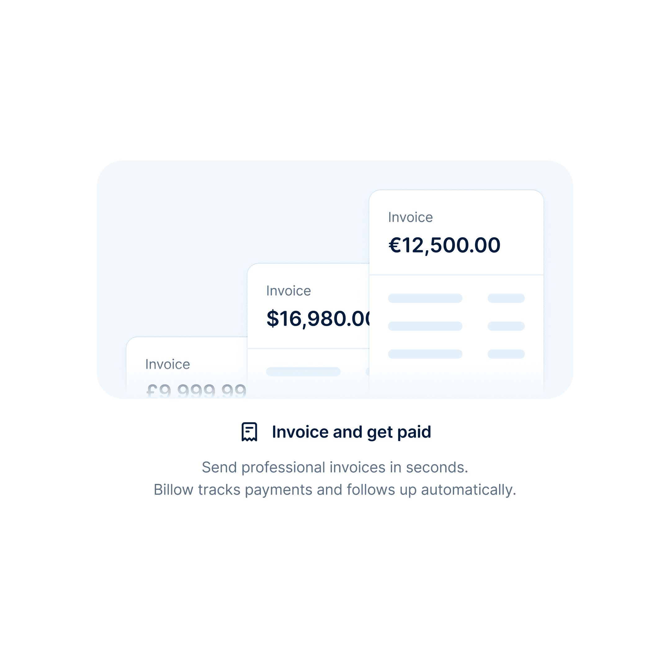 Billow - Invoice and get paid