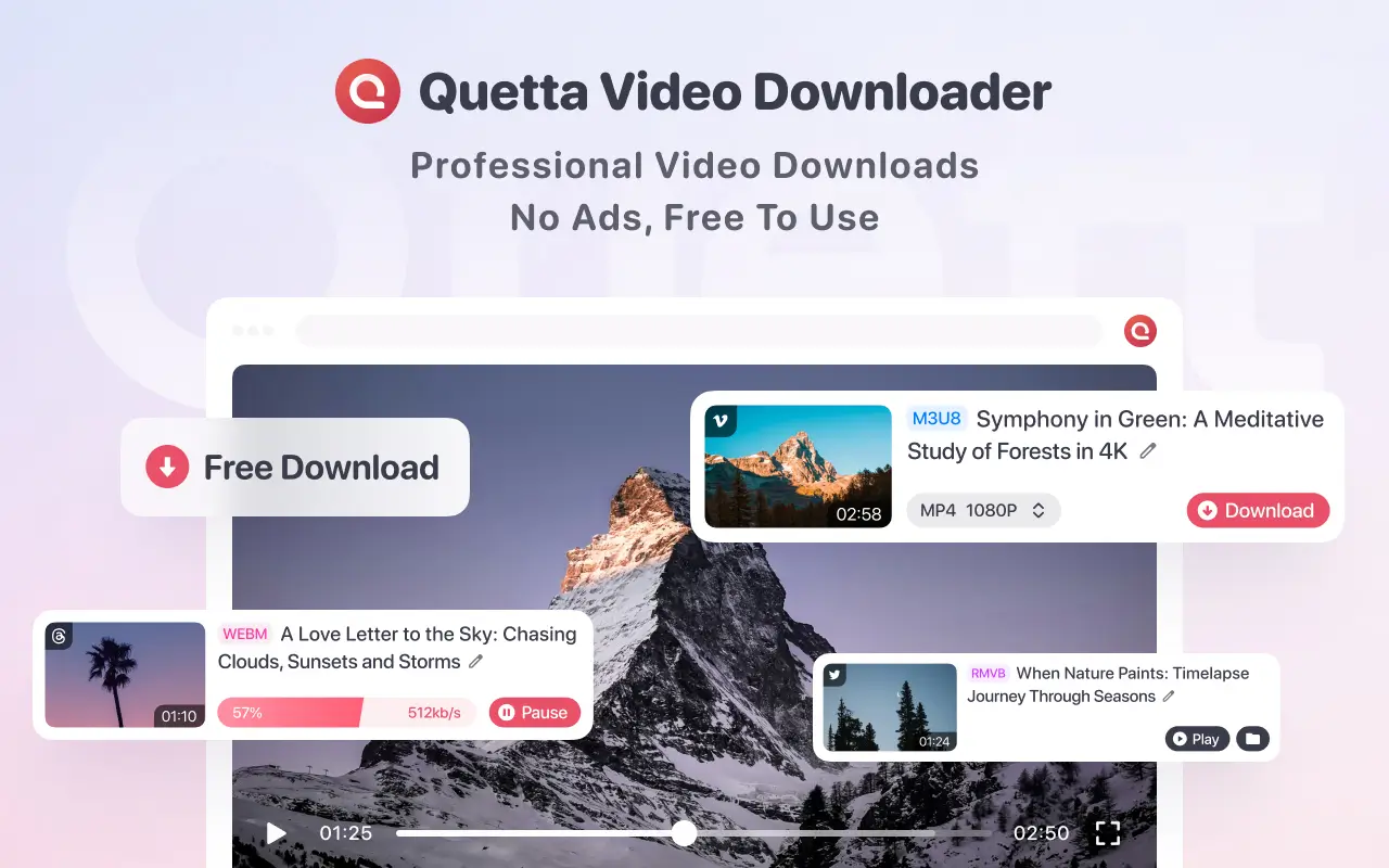 quetta video downloader for desktop