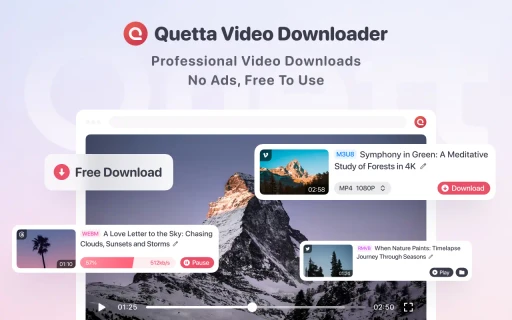 quetta video downloader for desktop