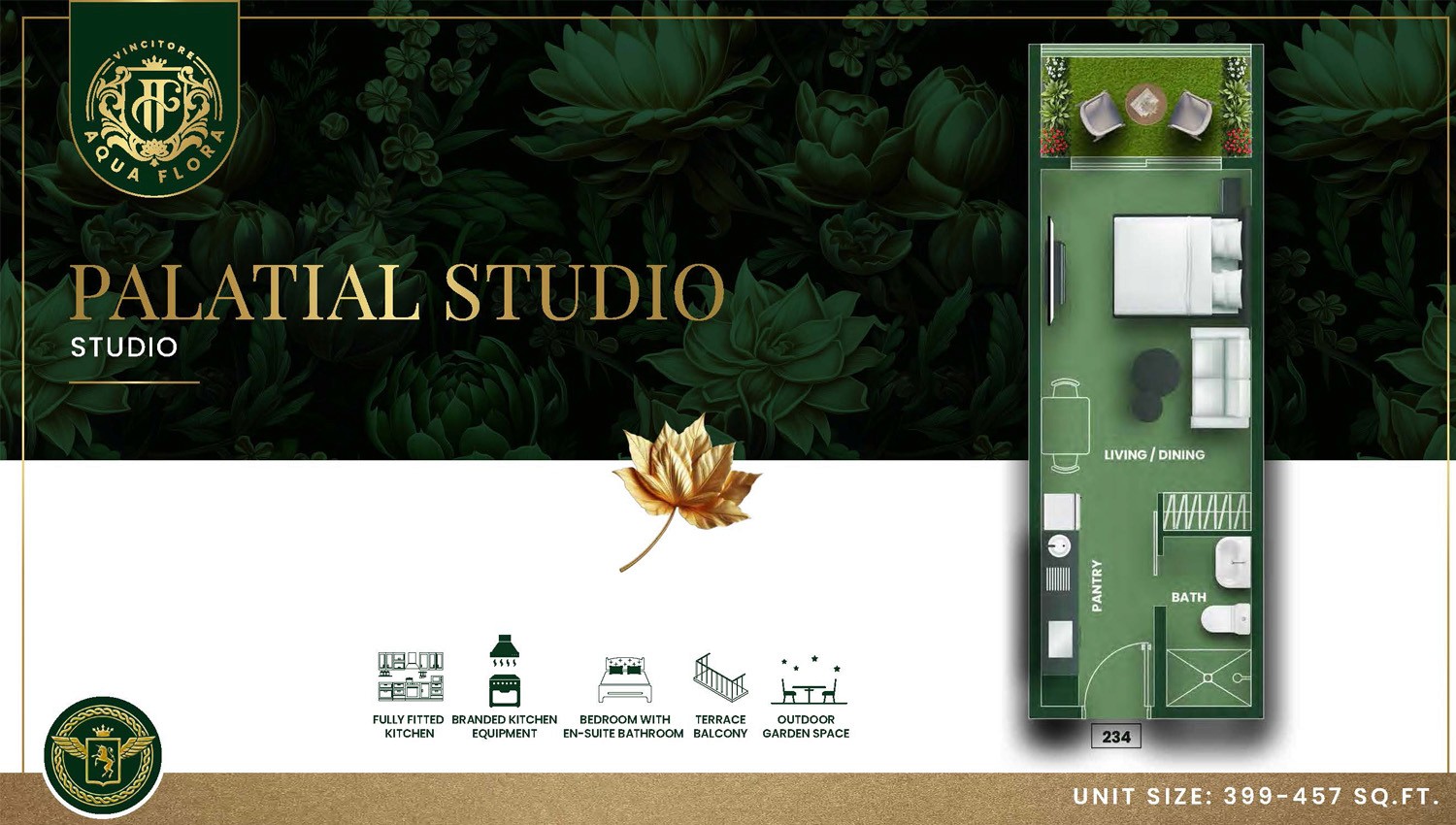 Studio Apartment Floor Plan