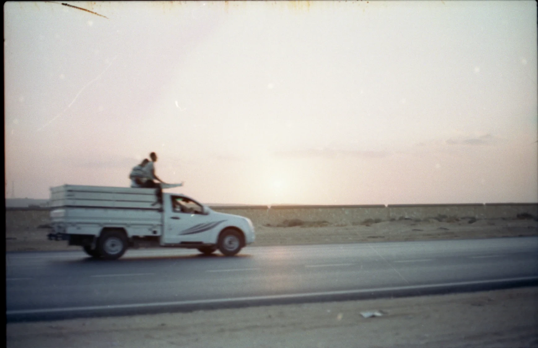 Pickup on the Highway