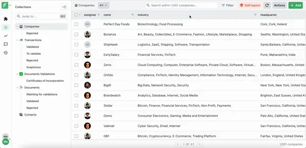 Column size adjustment in Collection View