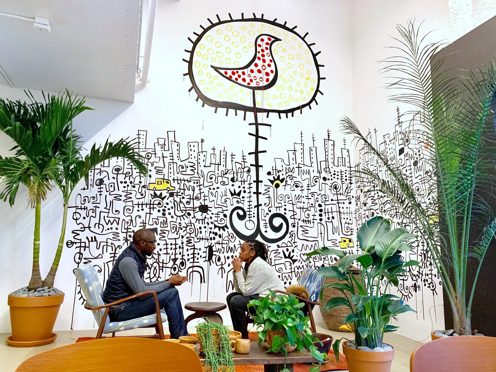 "Harlem Sunrise" , 2019. The Africa Center NYC