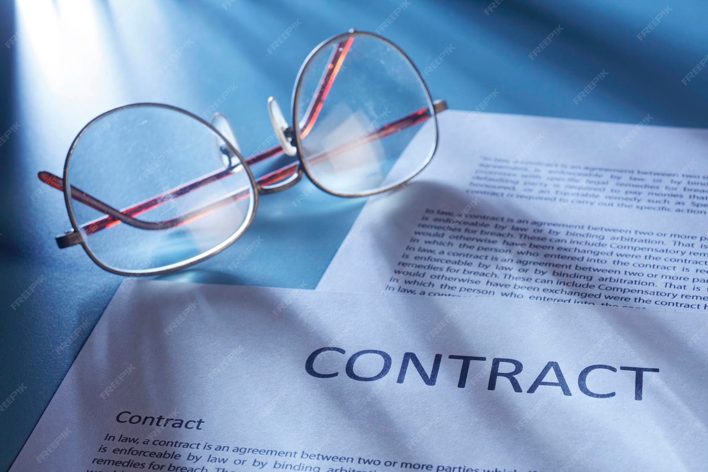 Algemene voorwaarden op contract